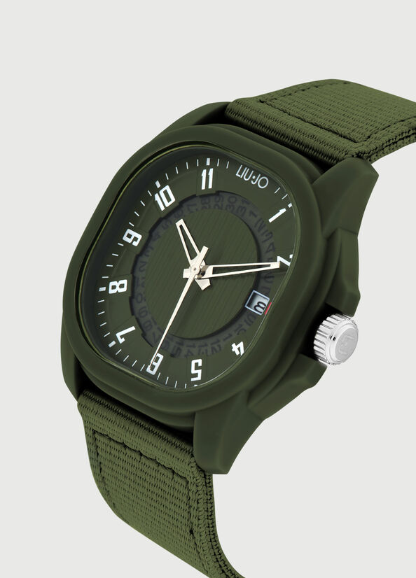 Men's Liu Jo Eco-Sustainable Watches Green | RAE-021754