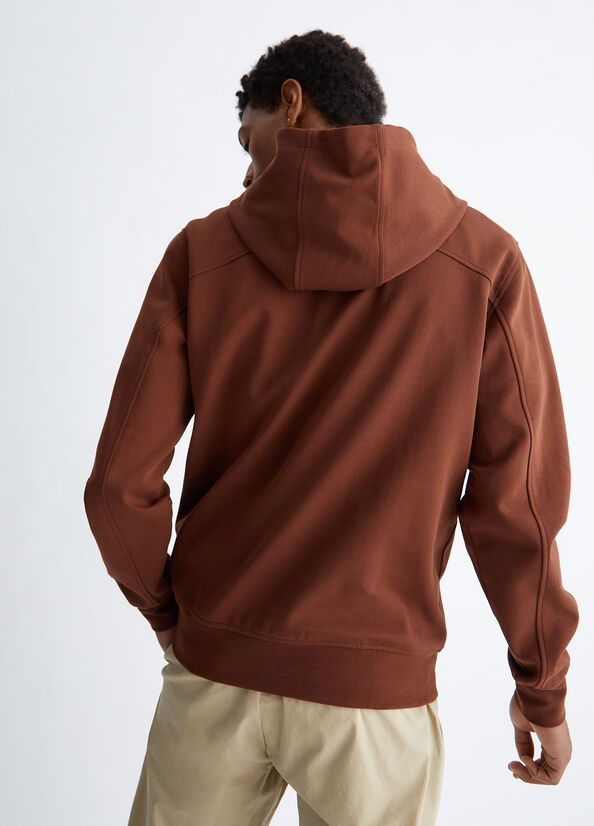 Men's Liu Jo Hooded Sweaters Brown | JRF-793612