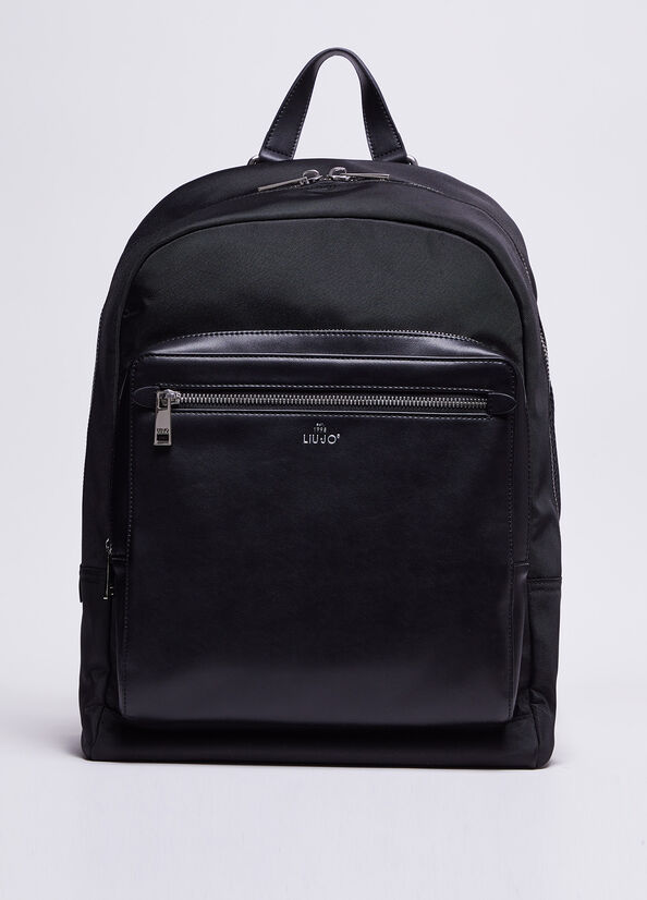 Men's Liu Jo Leather Bags Black | URA-425308