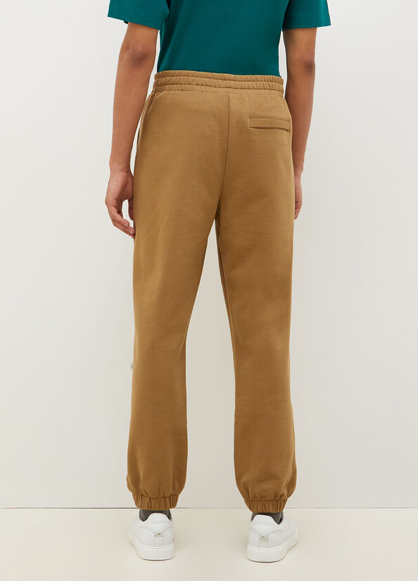 Men's Liu Jo Plush Joggers Pants Brown | PDH-041735