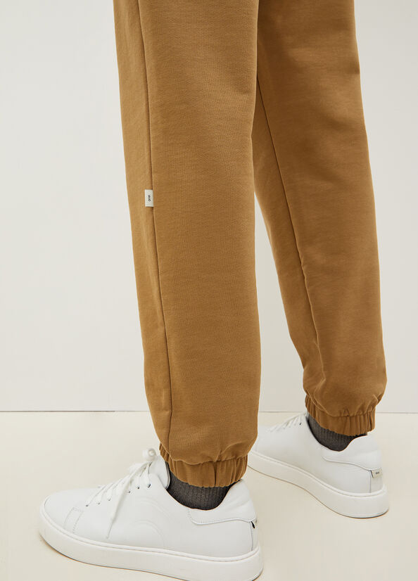 Men's Liu Jo Plush Joggers Pants Brown | PDH-041735