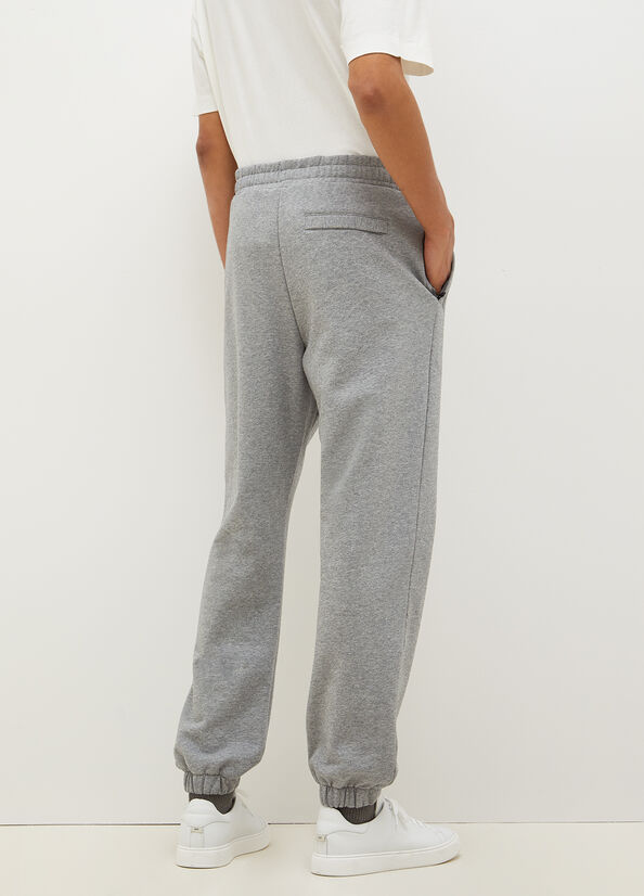 Men's Liu Jo Plush Joggers Pants Grey | ZLM-408319