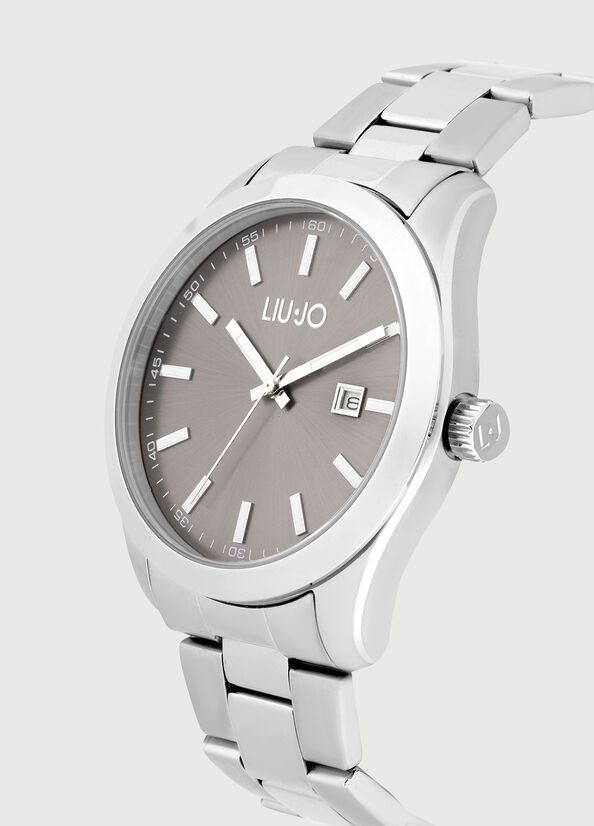 Men's Liu Jo Steel Watches Silver / Grey | YKG-381507