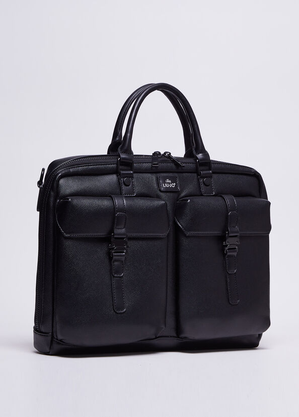 Men's Liu Jo Tote Bags Black | TVK-429803