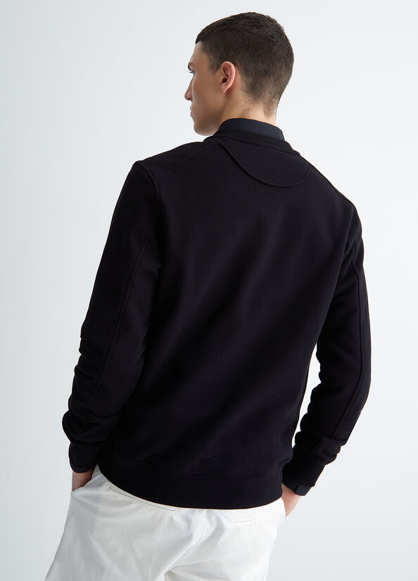 Men's Liu Jo With Logo Sweaters Black | RXK-976534