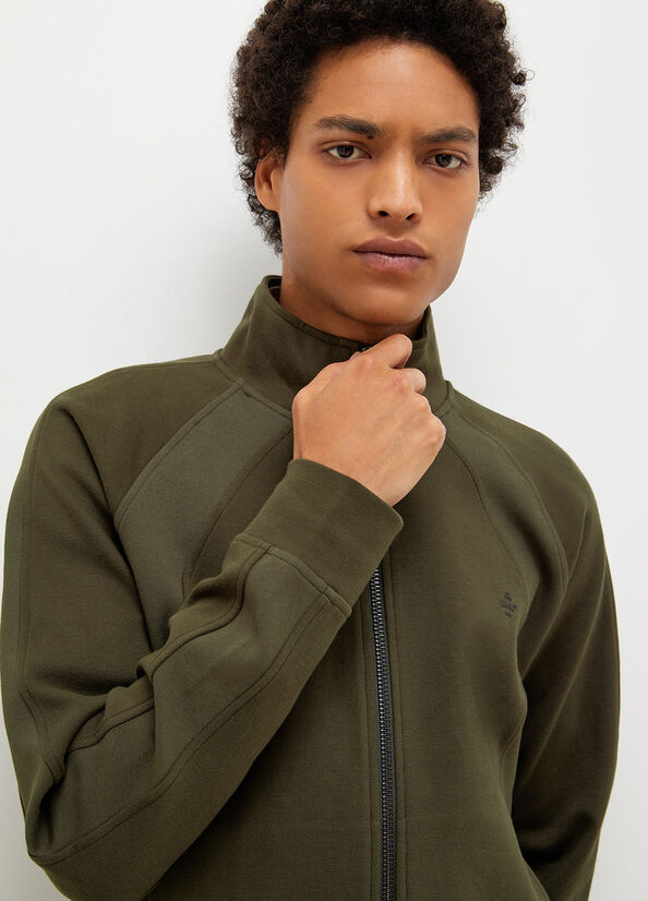 Men's Liu Jo With Zip Sweaters Green | XZR-497650