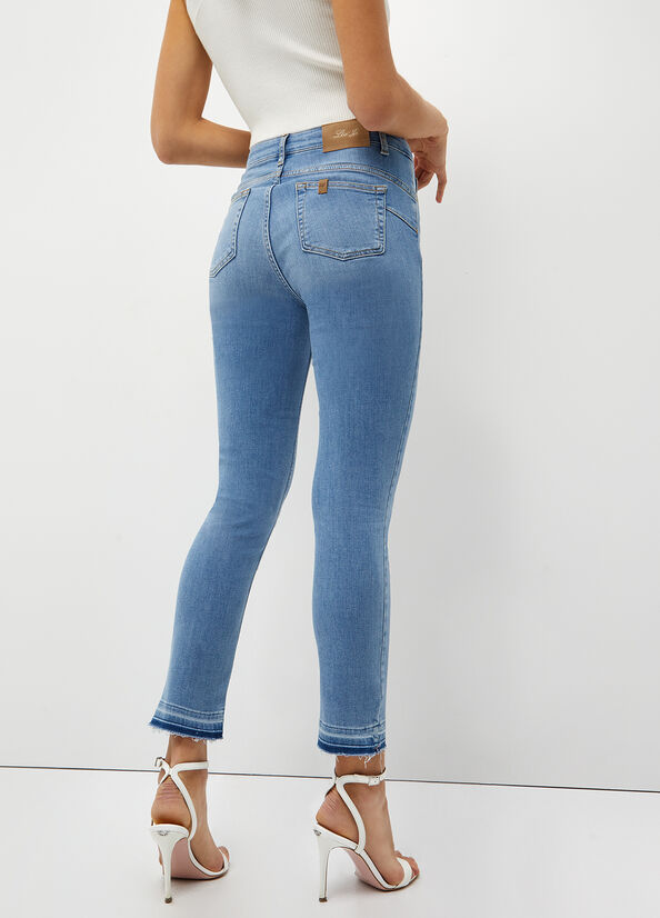 Women's Liu Jo Bottom Up Skinny Jeans Blue | MGT-654082