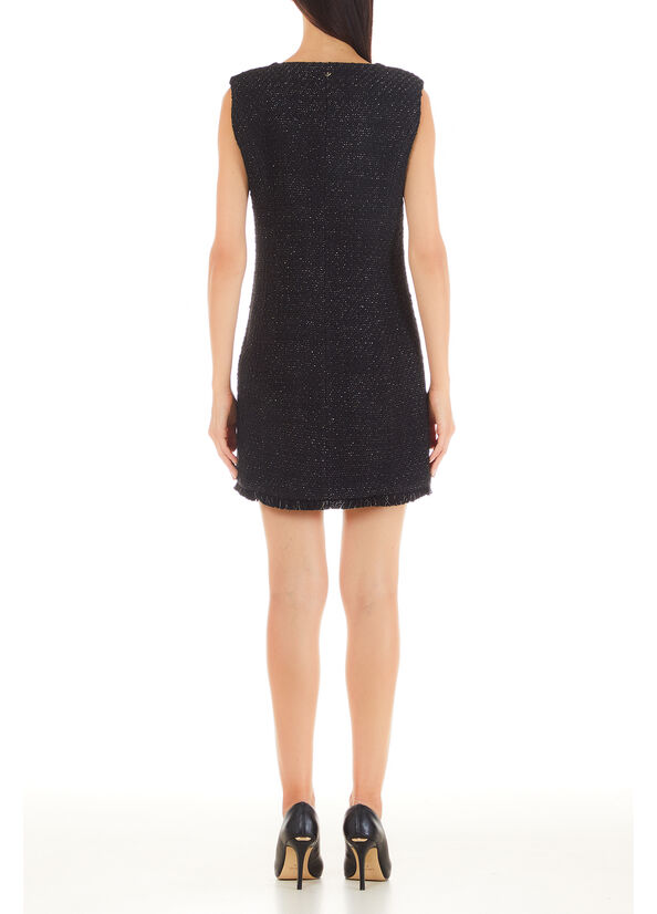 Women's Liu Jo Bouclé Dress Black | GTL-957038