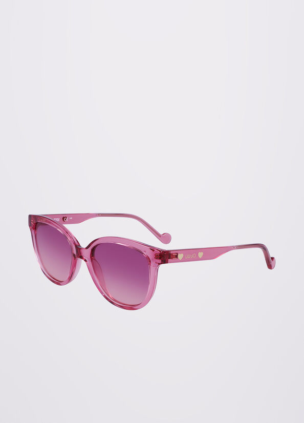 Women's Liu Jo Butterfly Sunglasses Pink | YHZ-165947