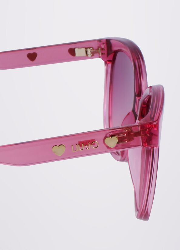 Women's Liu Jo Butterfly Sunglasses Pink | YHZ-165947