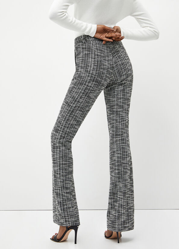 Women's Liu Jo Check In Mat Pants Black | IEY-416729