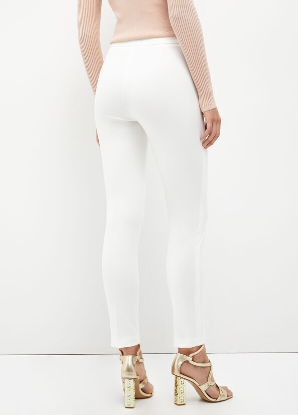 Women's Liu Jo Cigarette Pants White | GZF-592740