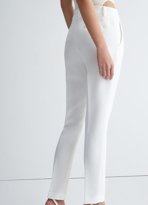 Women's Liu Jo Cigarette Pants White | XMK-746528