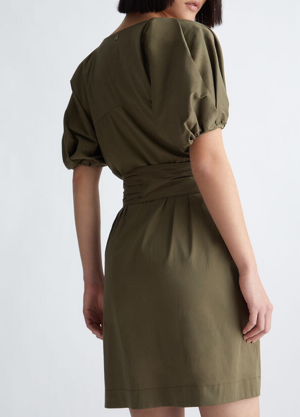 Women's Liu Jo Coming Soon Dress Olive | CJV-928163