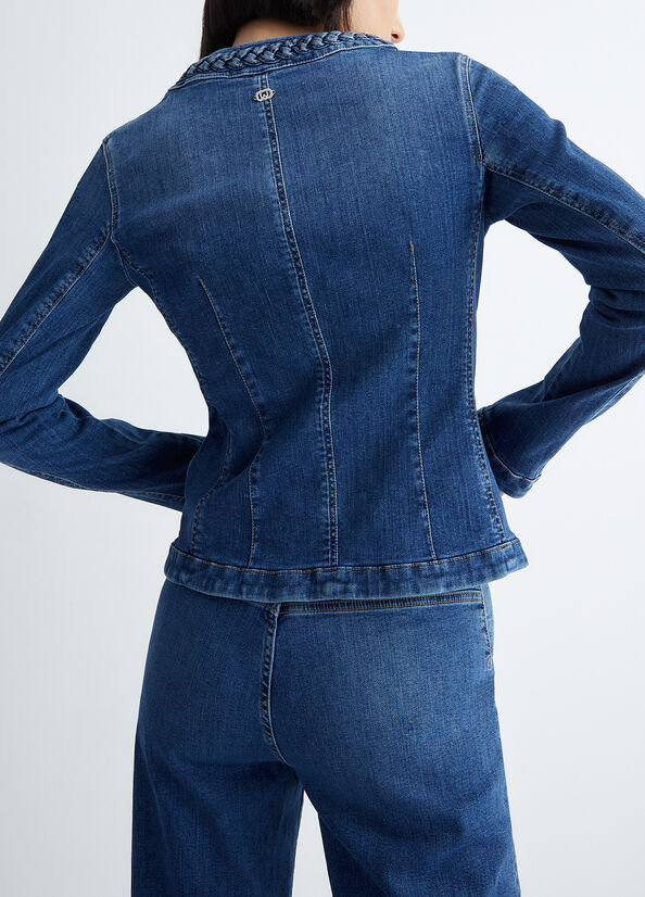 Women's Liu Jo Denim Jackets Blue | KOJ-124976