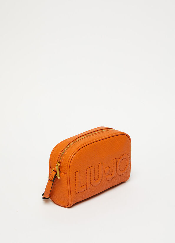 Women's Liu Jo Eco-Friendly Crossbody Bags Orange | CIK-087129