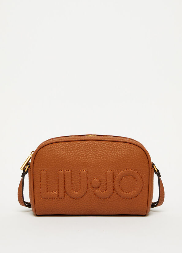 Women's Liu Jo Eco-Friendly Crossbody Bags Brown | XYM-463521