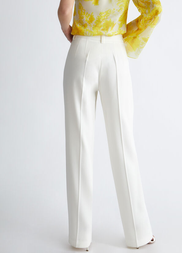 Women's Liu Jo Eco-Friendly Francoise Pants White | YDQ-023416