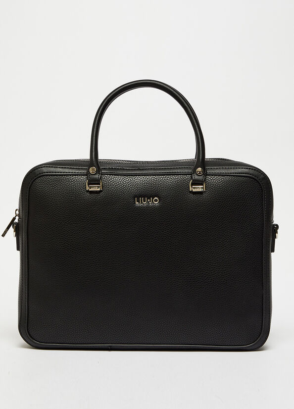 Women's Liu Jo Eco-Friendly Handbag Black | DCO-842913