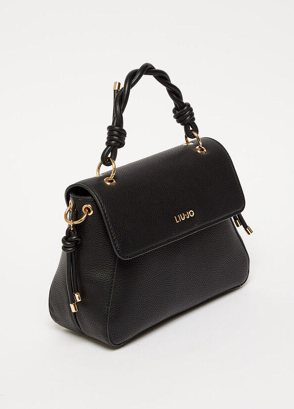 Women's Liu Jo Eco-Friendly Handbag Black | EHV-240135