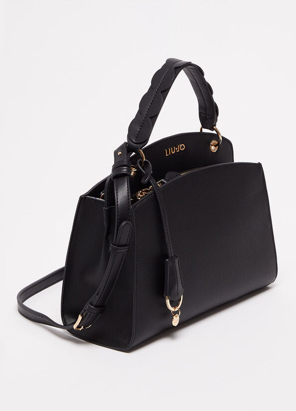 Women's Liu Jo Eco-Friendly Handbag Black | WJK-061839