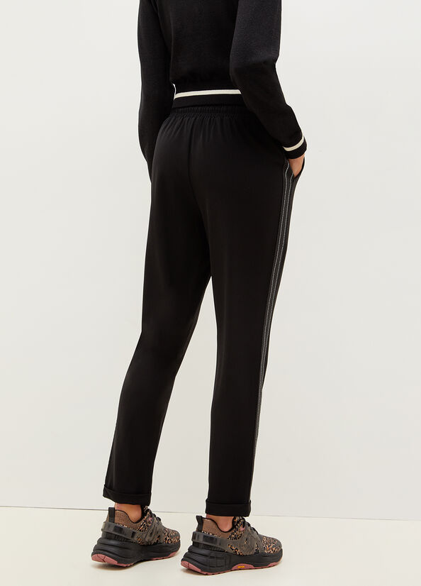 Women's Liu Jo Eco-Friendly Jogging Pants Black | XBI-260978