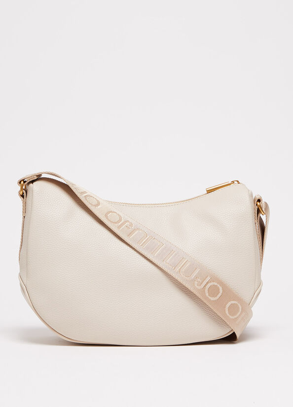 Women's Liu Jo Eco-Friendly Shoulder Bags Beige | LCM-673459