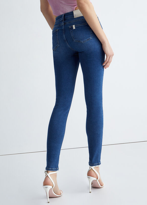 Women's Liu Jo Eco-Friendly Skinny Jeans Blue | QBS-569823