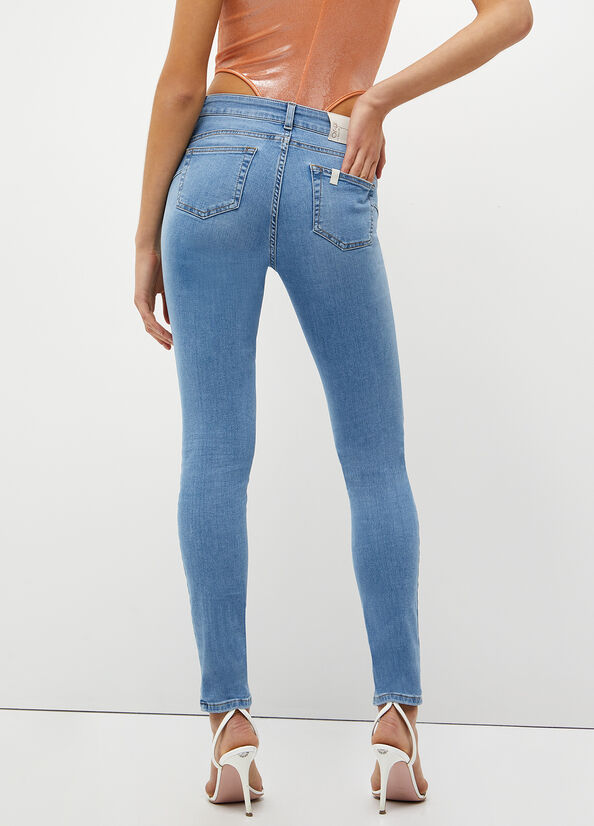 Women's Liu Jo Eco-Friendly Skinny Jeans Blue | UVI-658792