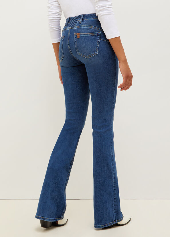 Women's Liu Jo Eco-Friendly Straight-Fit Jeans Blue | JEP-012487