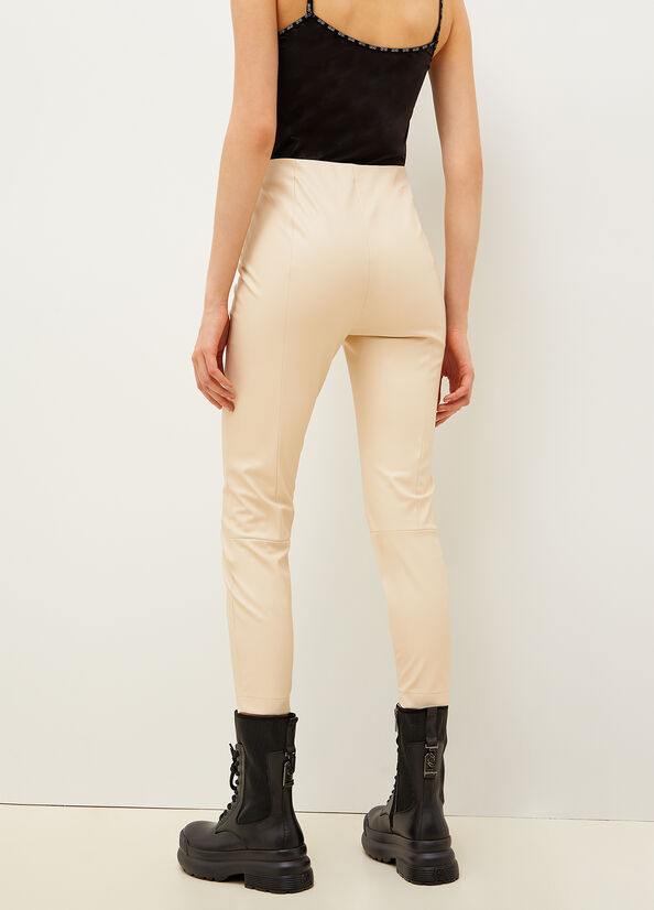 Women's Liu Jo Fabric Pants White | OIL-860924