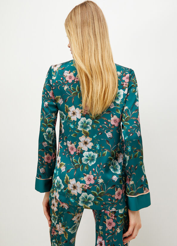 Women's Liu Jo Floral Jackets Green | JXR-618395