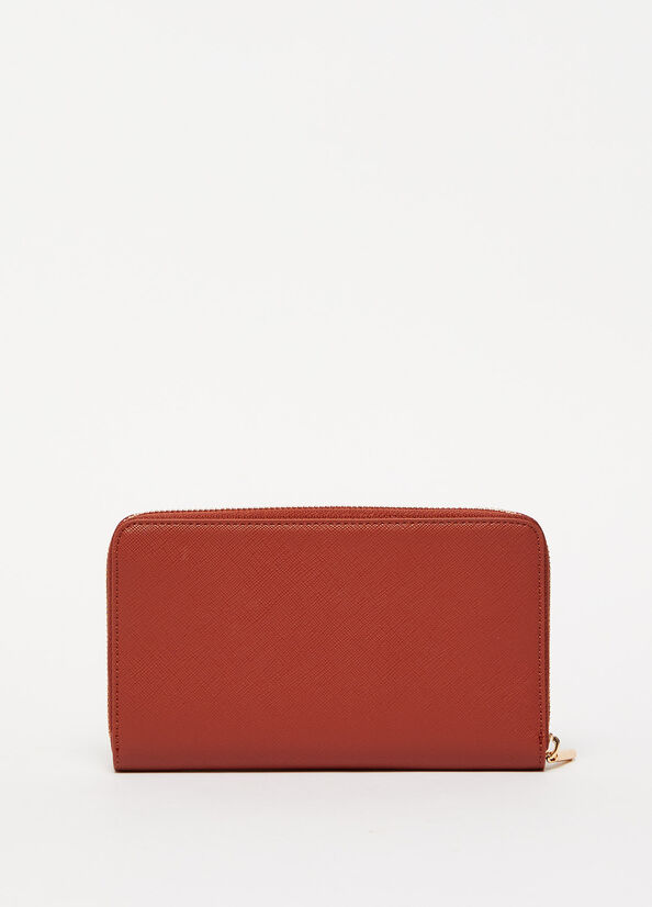 Women's Liu Jo Large Eco-Friendly Wallets Red | YBG-290685