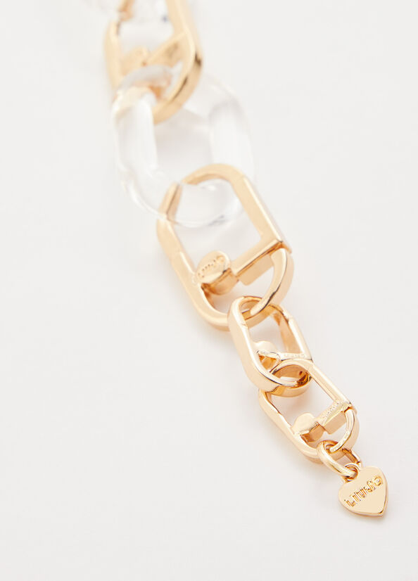 Women's Liu Jo Monogram Bracelet Jewelry White | CHX-971548