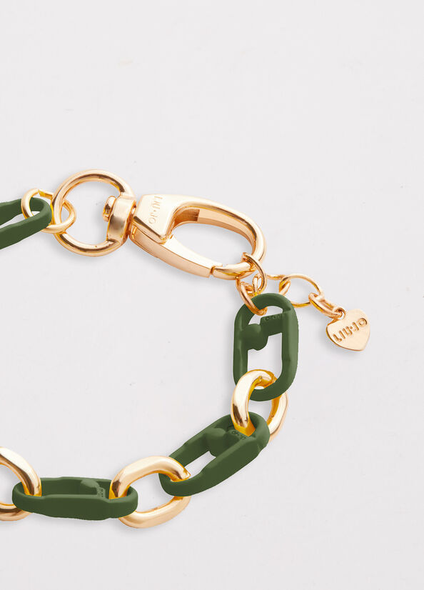 Women's Liu Jo Monogram Bracelet Jewelry Green | DZK-926018