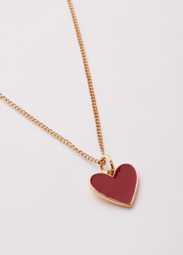 Women's Liu Jo Necklace With Heart Jewelry Red | KWH-679834