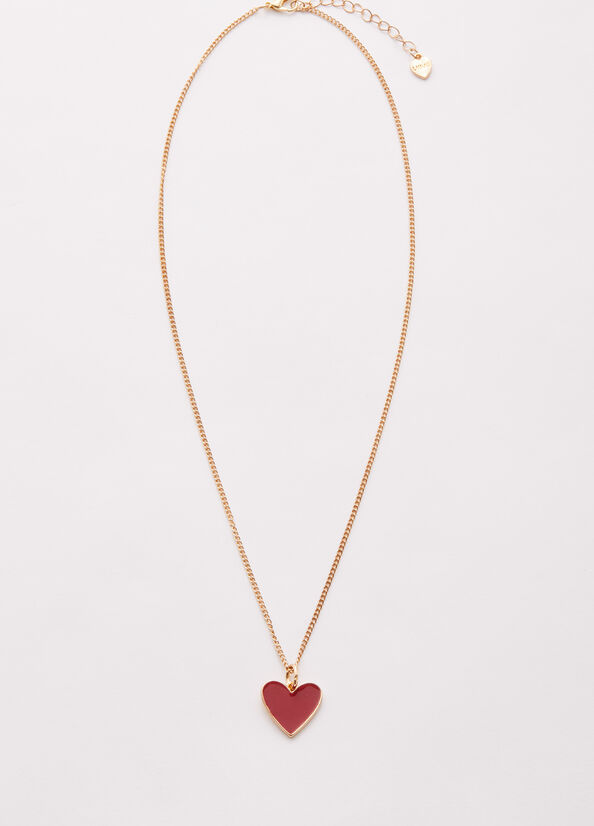 Women\'s Liu Jo Necklace With Heart Jewelry Red | KWH-679834