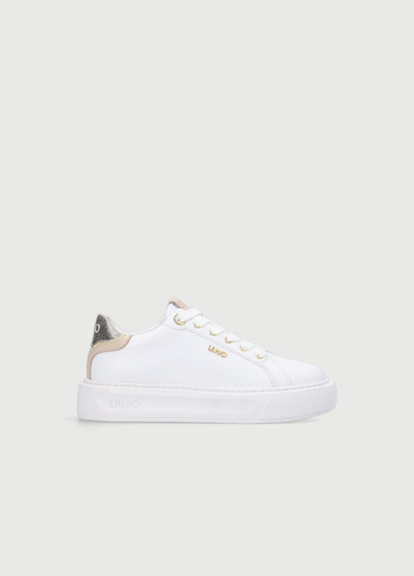 Women's Liu Jo Platform Sneakers White | MPS-783926