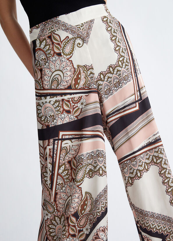 Women's Liu Jo Printed Palazzo Pants Multicolor | IDF-197305