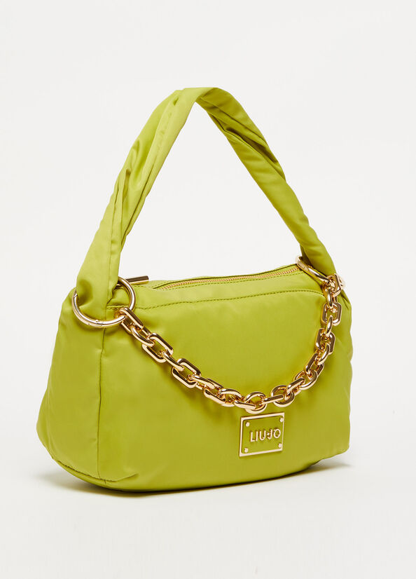 Women's Liu Jo Shoulder With Charm Shoulder Bags Green | UTZ-708936