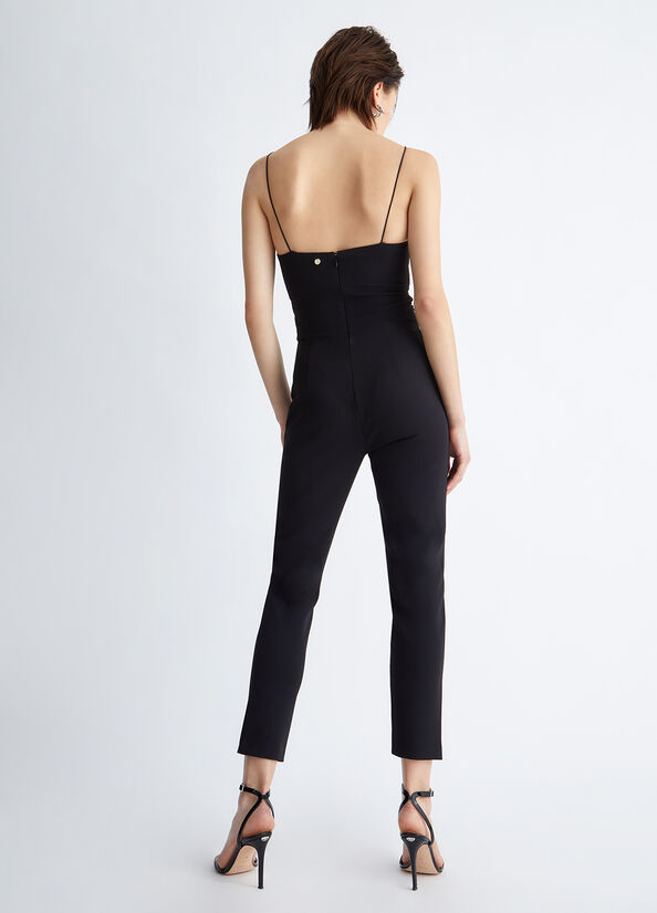 Women's Liu Jo Smart Jumpsuit Dress Black | BVI-970153