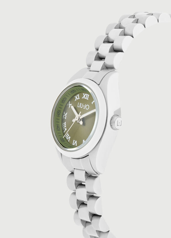 Women's Liu Jo Steel Watches Silver / Green | QXR-048651