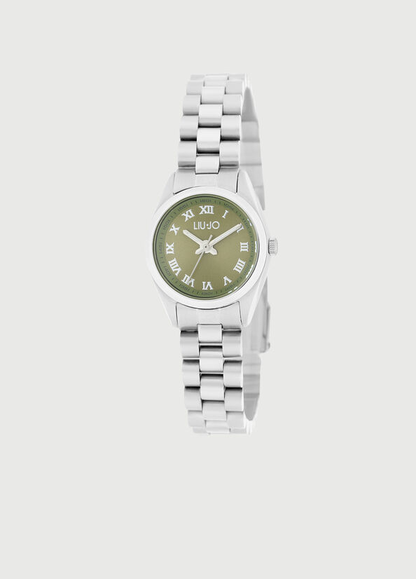 Women\'s Liu Jo Steel Watches Silver / Green | QXR-048651