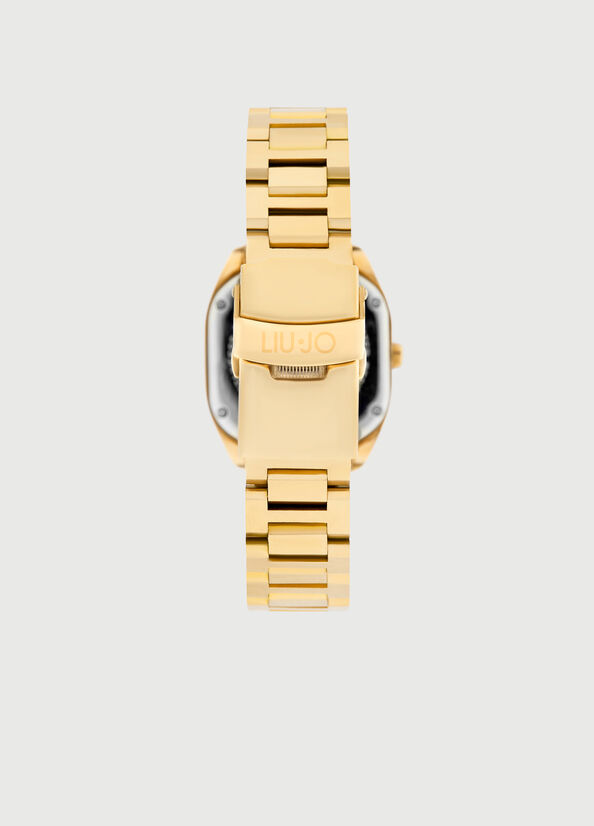 Women's Liu Jo Steel With Diamantés Watches Gold | BFP-631048