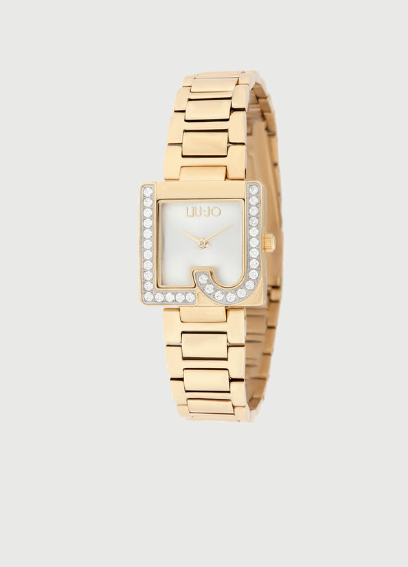 Women\'s Liu Jo Steel With Logo Watches Gold | ATV-534971