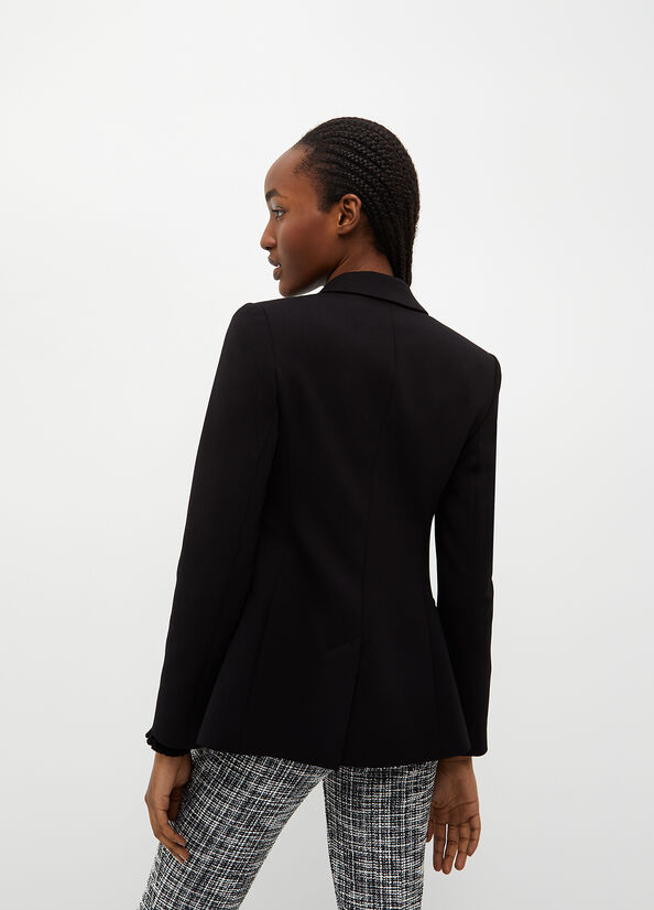 Women's Liu Jo Stretch Blazer Jackets Black | JIQ-509213