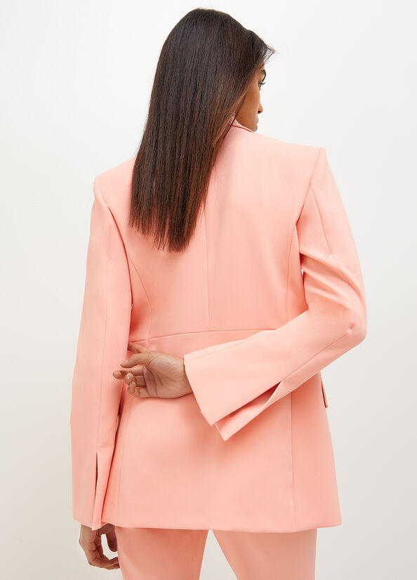 Women's Liu Jo Stretch Fabric Blazer Jackets Coral | VQU-176950