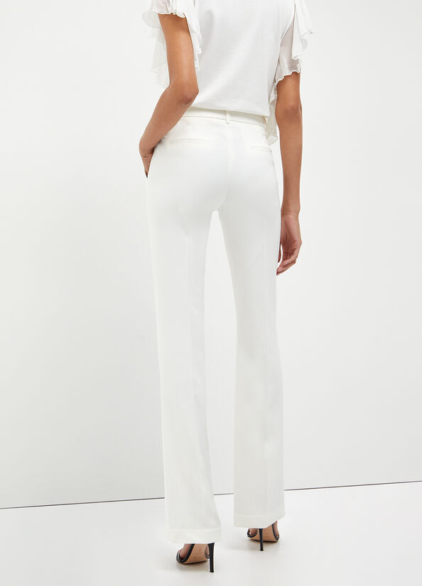 Women's Liu Jo Stretch Lj Pants White | QFJ-546138