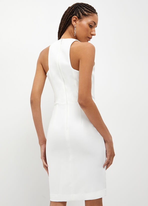 Women's Liu Jo Stretch Sheath Dress White | NPY-024658