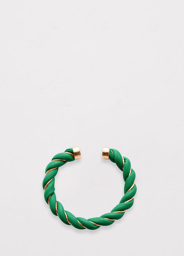 Women\'s Liu Jo Torchon-Effect Bracelet Jewelry Green | PGK-193258